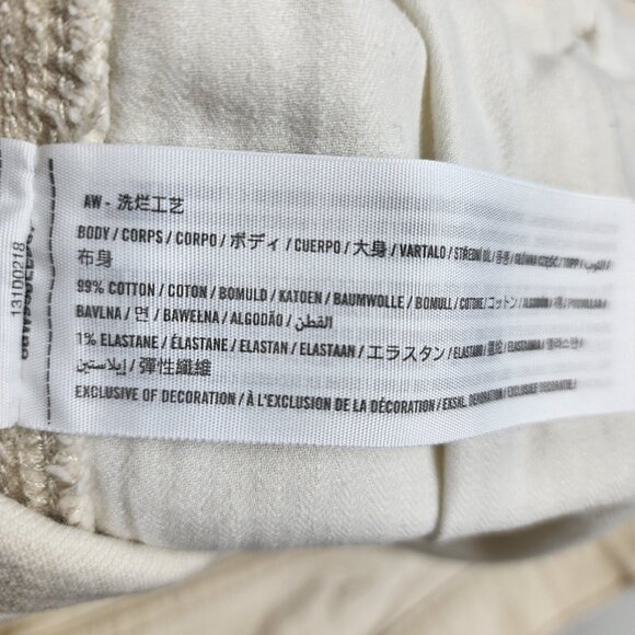 Abercrombie & Fitch Pants Mens 40x34 Cream 90s Loose Carpenter Jeans - Picture 12 of 13